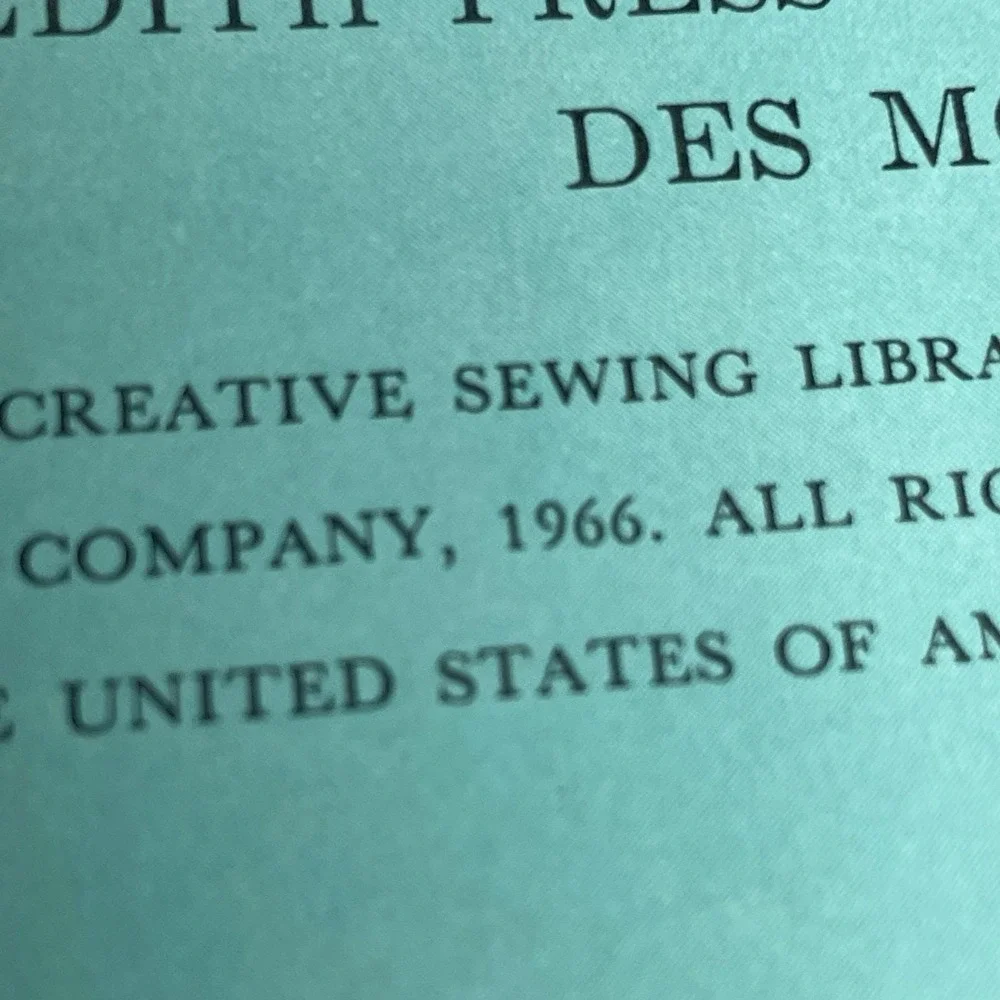 Vintage 1966 Better Homes And Gardens How To Sew Hardcover Old Book Lot 5
